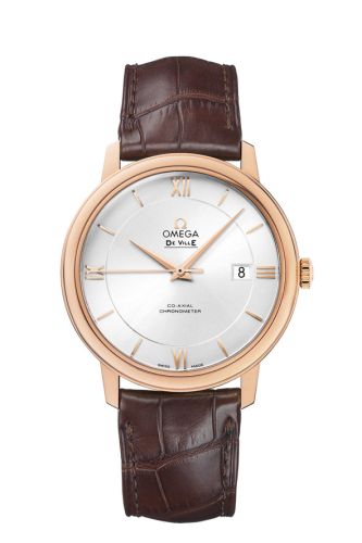 Omega De Ville Prestige Co-Axial 39.5 Red Gold / Silver